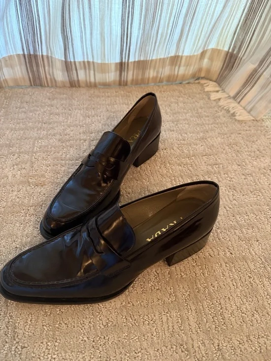 Prada Black Loafers - Picture 5 of 6